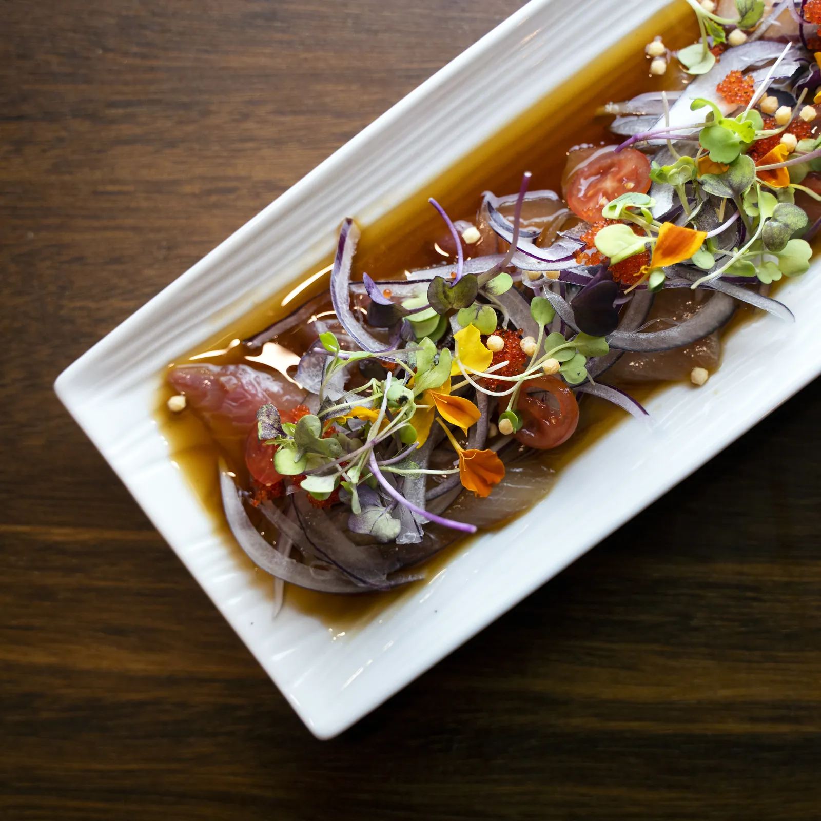 Japanese hamachi ceviche