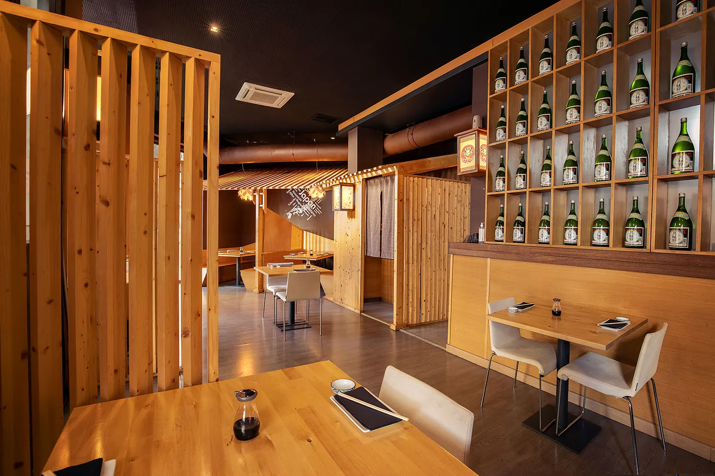 Hokkori dining room on Calle Salamanca, Valencia